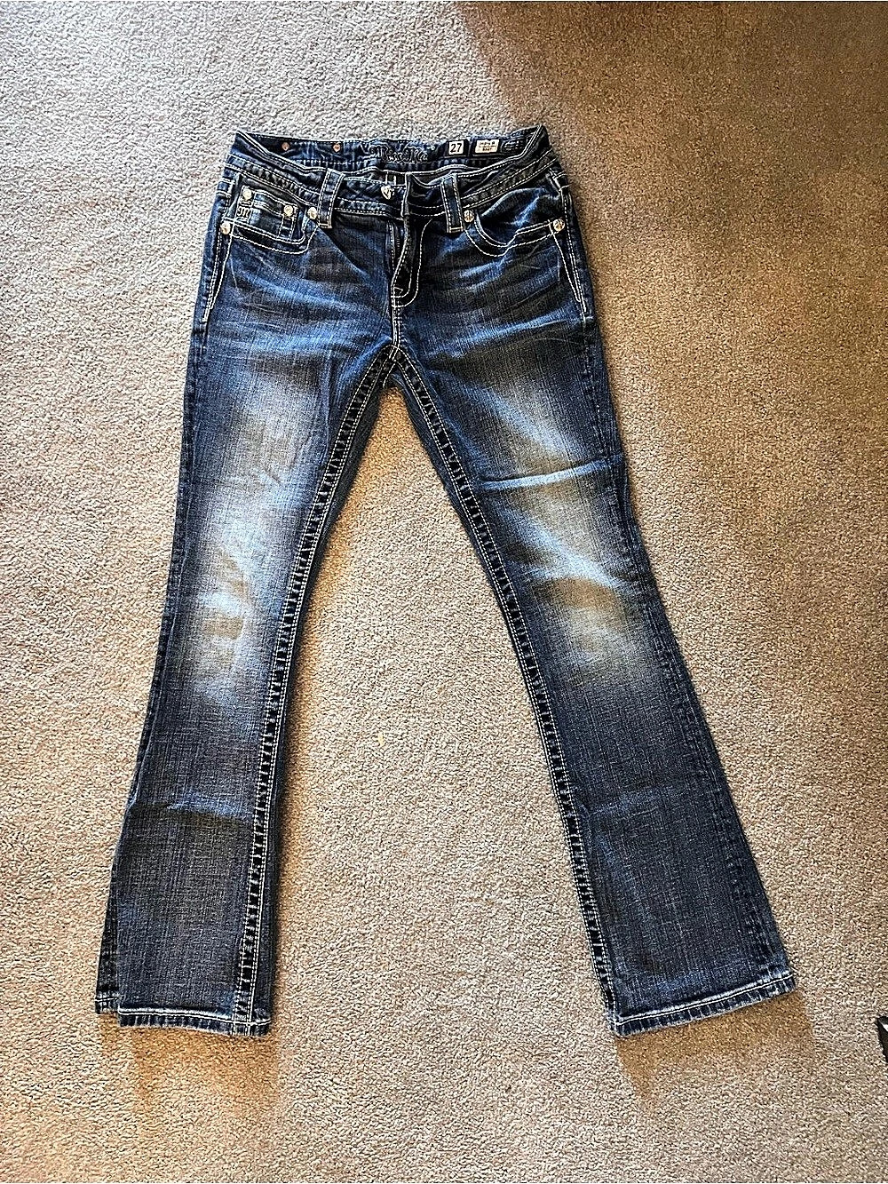 Miss Me M8252B2V Skinny Jeans Blue Waist 27